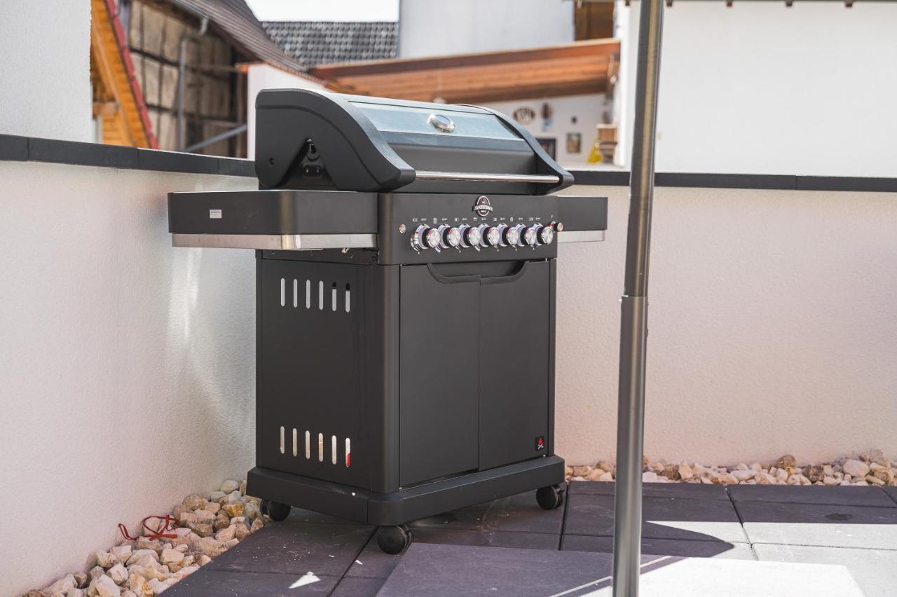 Golden Home With Barbecue, Yoga, Football Table Sinsheim Eksteriør bilde